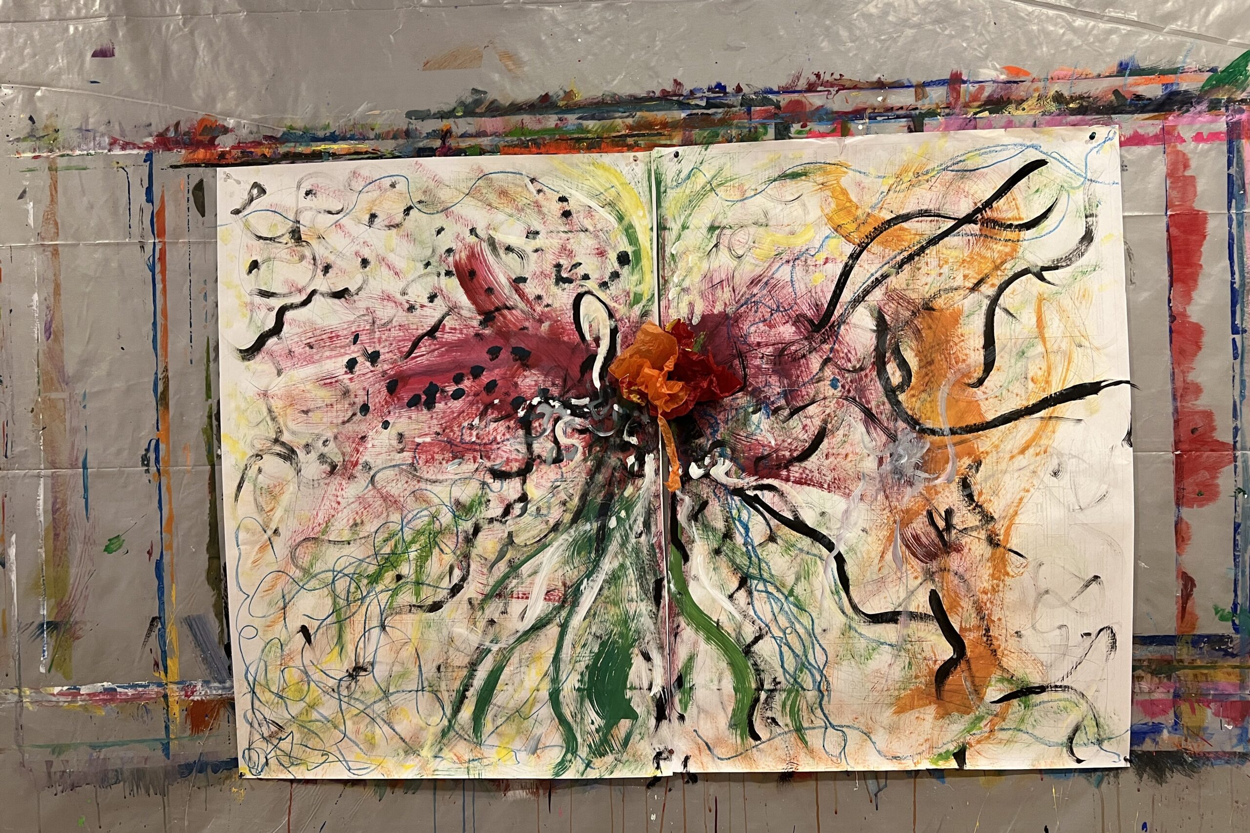 Multi colored painting